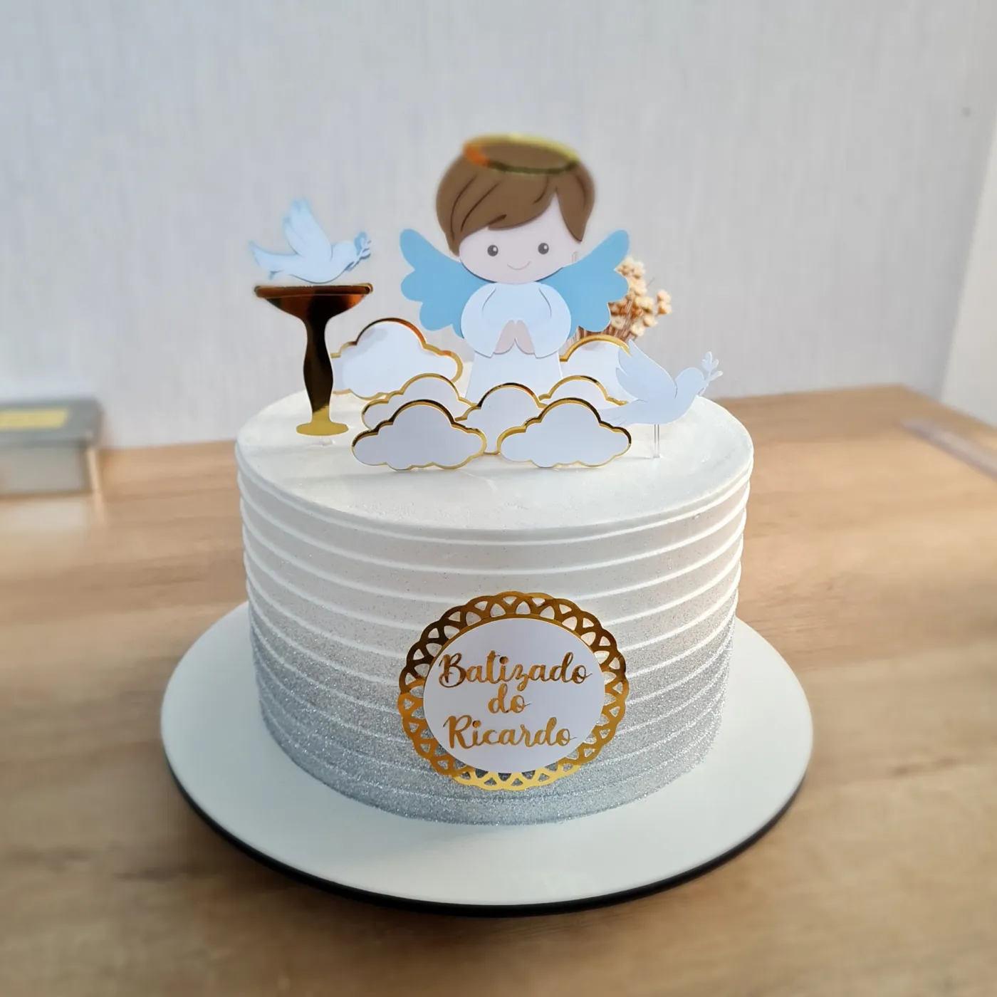 Bolo de batizado e primeira comunhão decorado — foto 5