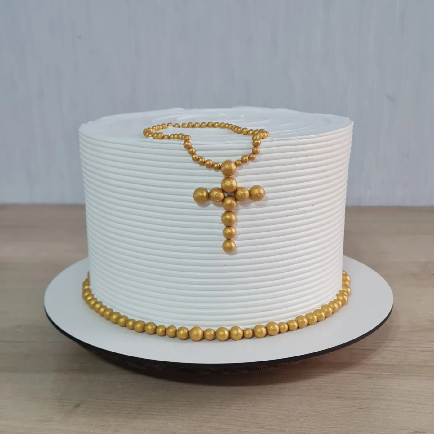 Bolo de batizado e primeira comunhão decorado — foto 4