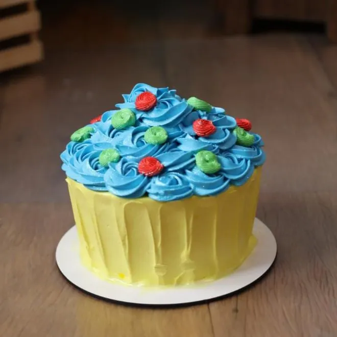 Bolo Smash Cake decorado para festa de primeiro aninho — foto 4